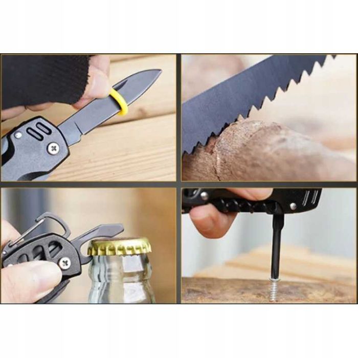 Scyzoryk Multitool 13w1 Narzędzie Wielofunkcyjne Survival Z Etui