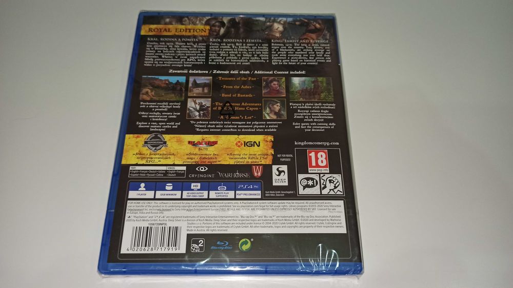 KINGDOM come DELIVERANCE ROYAL EDITION PL po polsku Nowa! Folia! rpg