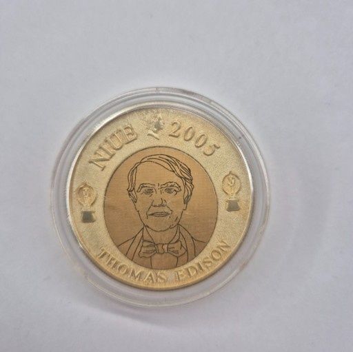 1 dolar 2005 Wynalezienie żarówki - Thomas Edison