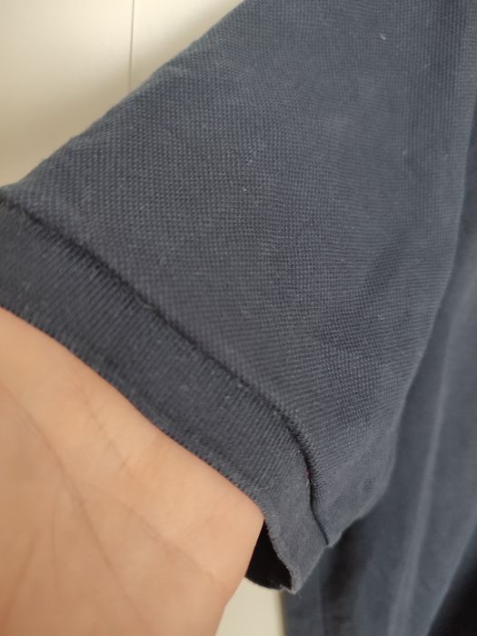 Uniqlo L granatowa koszulka polo