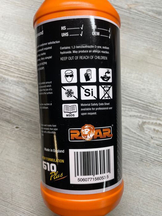 Паста полірувальна ROAR 610 plus