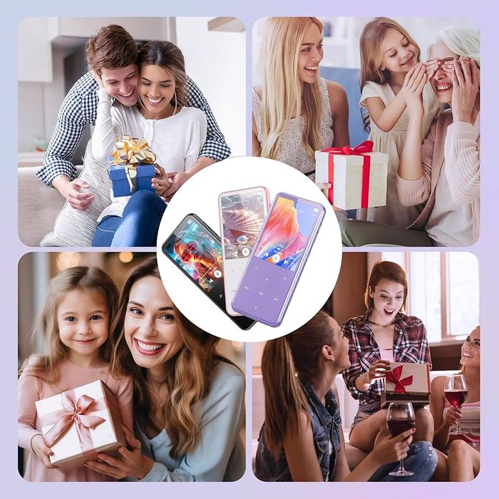 МР3-плеєр AGPTEК 64 ГБ з Bluetooth, М3S 2,4 дюйма з динаміком