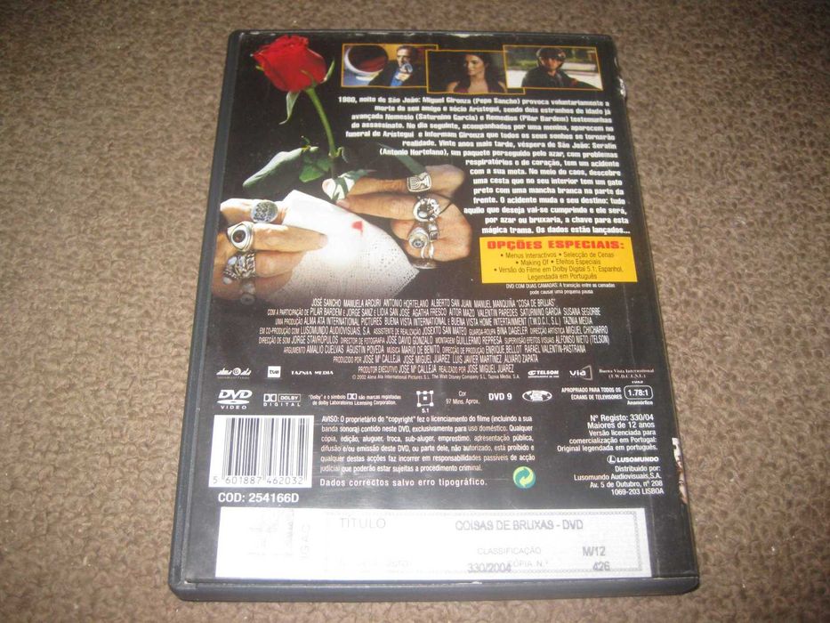 DVD "Coisas de Bruxas" de José Miguel Juárez/Raro!