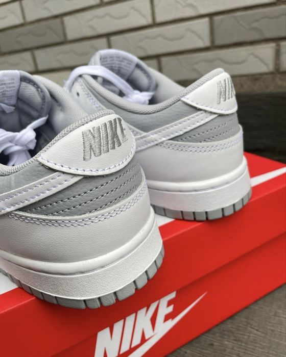 Кросівки Nike Dunk Low Retro White Grey Найк Данки Ретро сірі білі