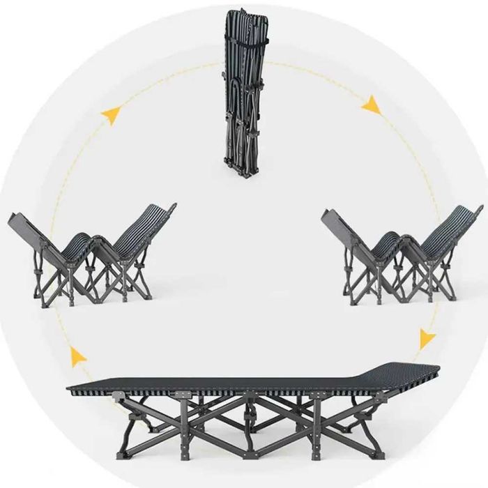 Розкладне ліжко шезлонг WCG CC-S01PM + матрац