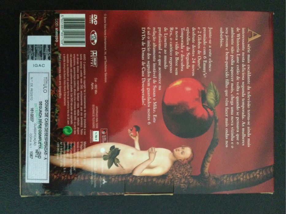 “Donas de casa desesperadas” - DVDs 2ª série completa