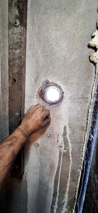 Wiercenie dziur otwornicą w betonie 50mm/162 mm