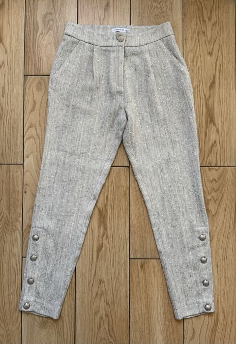 Jasnoszare spodnie Reserved 38