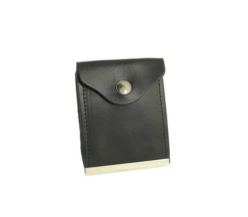 Skórzany portfel męski banknotówka bilonówka czarny skóra naturalna