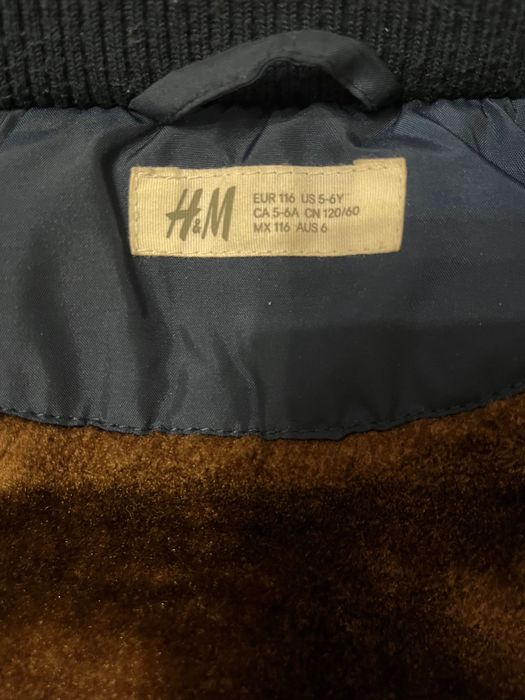 Тепла куртка на зиму фірми H&M для хлопчика