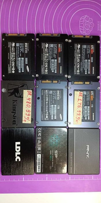 Скоростные-Швидкісні M.2 NVME - M2-SATA - SSD 2,5"SATAIII - 256-480-500-512GB - 1TB - 2ТБ.