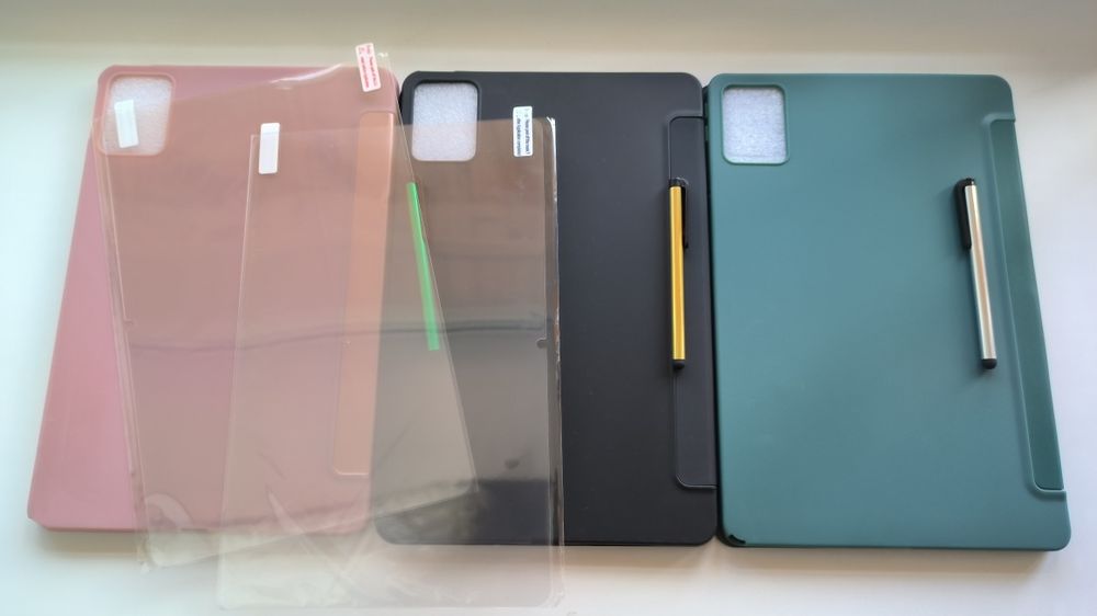 Чехол-книжка Lenovo XiaoXin pad 2024 , Tab M11, захисна плівка, стилус