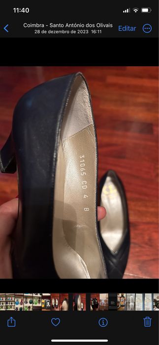 Sapatos Dior nunca usados