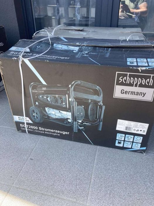 Бензиновий генератор Scheppach BGT2800 Black Edition