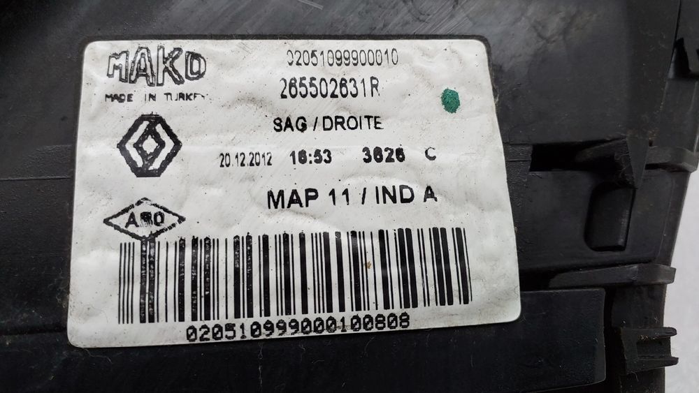 Farolim direito RENAULT Clio IV (BH_)
