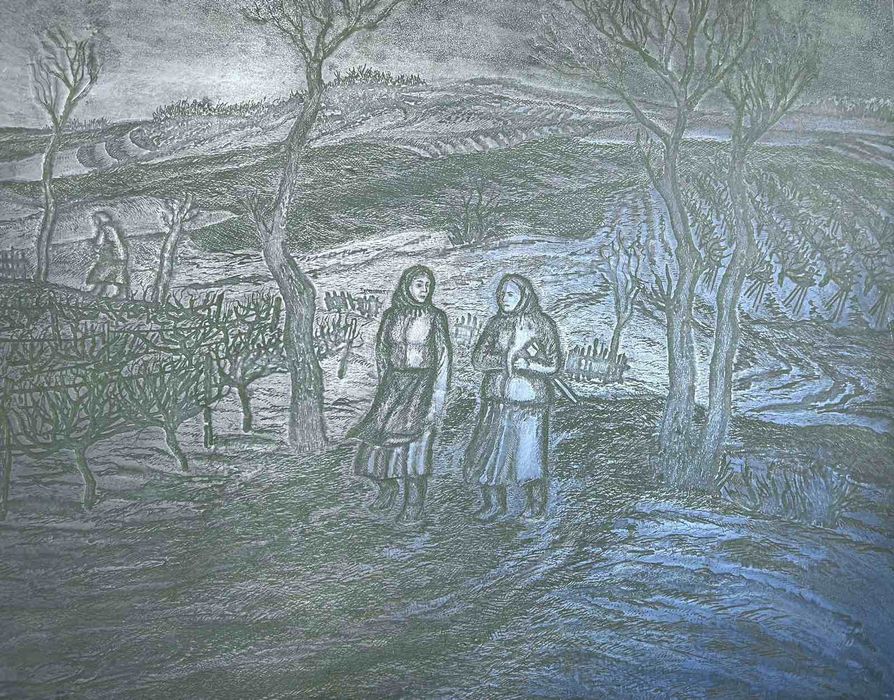 Офорт по нержавейке .