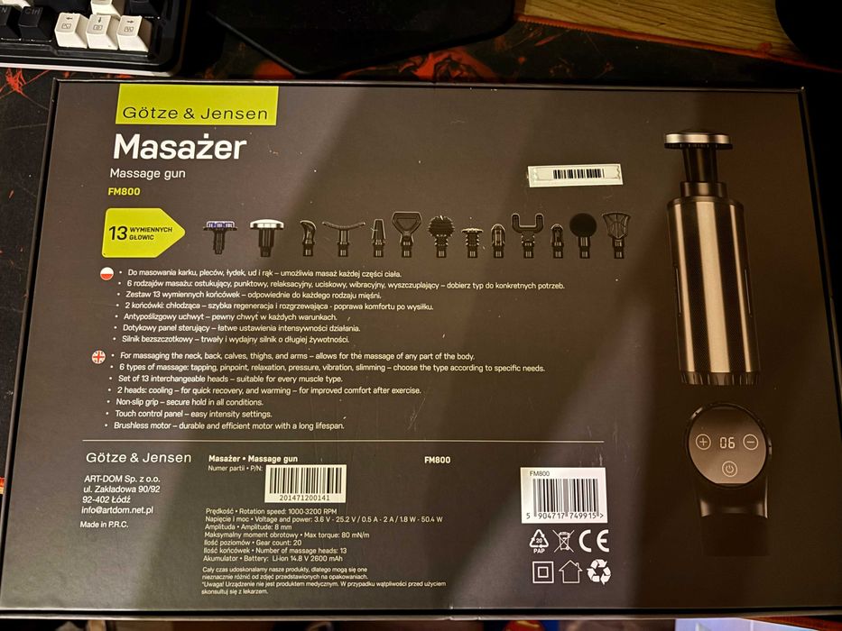 Masażer Gotze & Jensen FM800