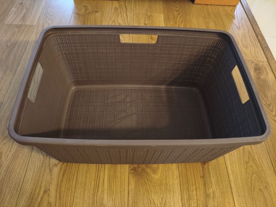 Nowy duży kosz na czyste pranie 45l