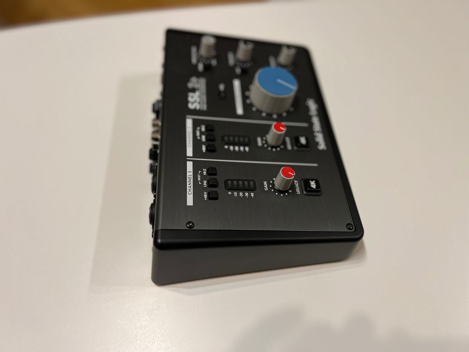 Interfejs audio SSL2+ - stan jak nowy, używany kilka razy