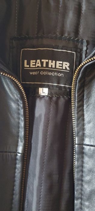 Kurtka skórzana męska L