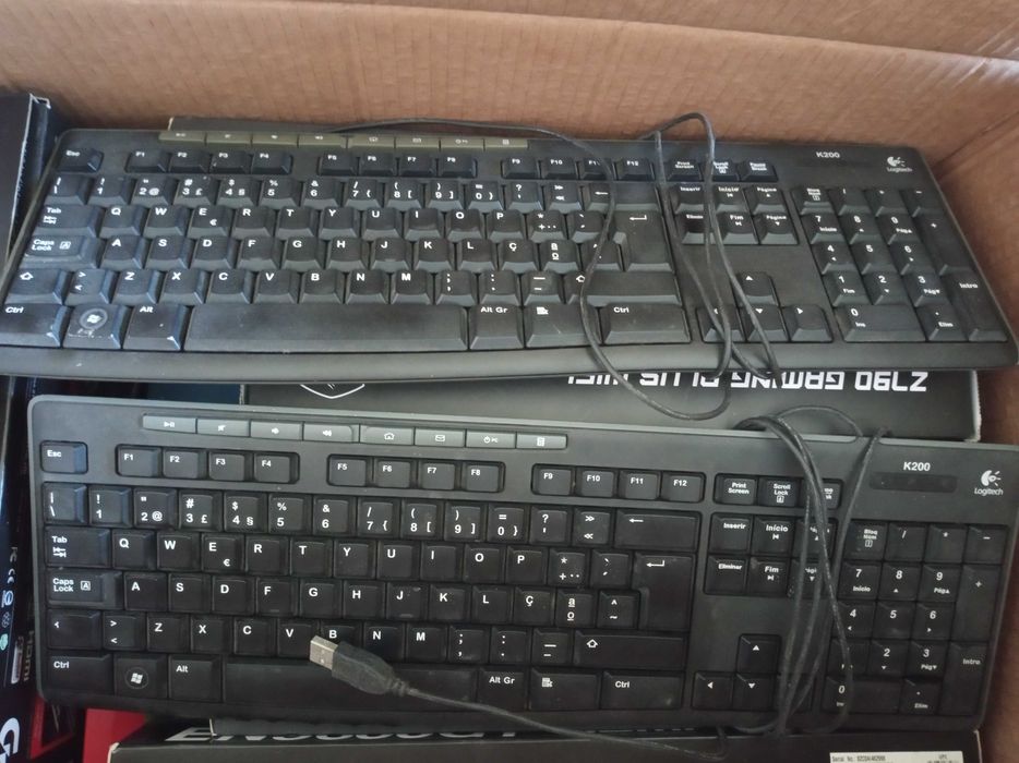 Teclado logitec computador pc