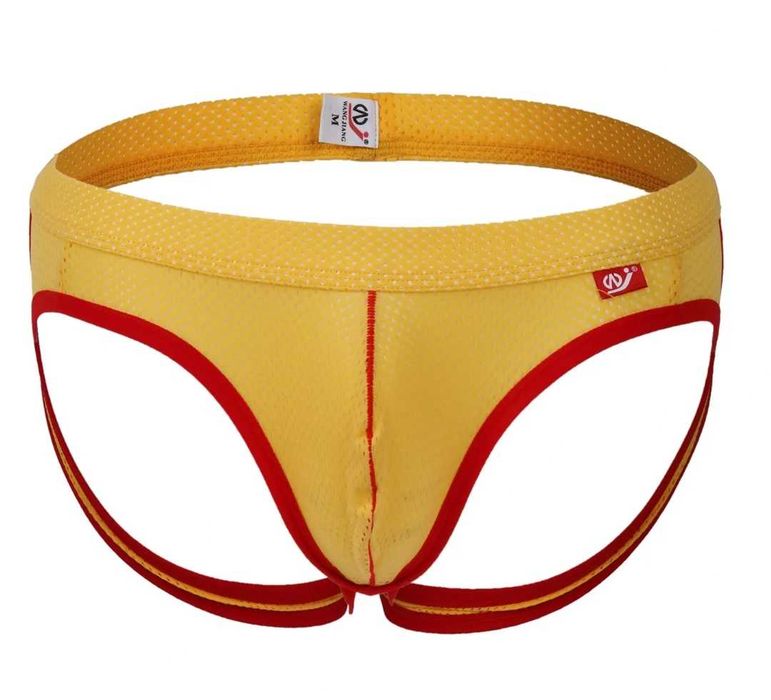 Sexowne majtki jockstrap siatka L