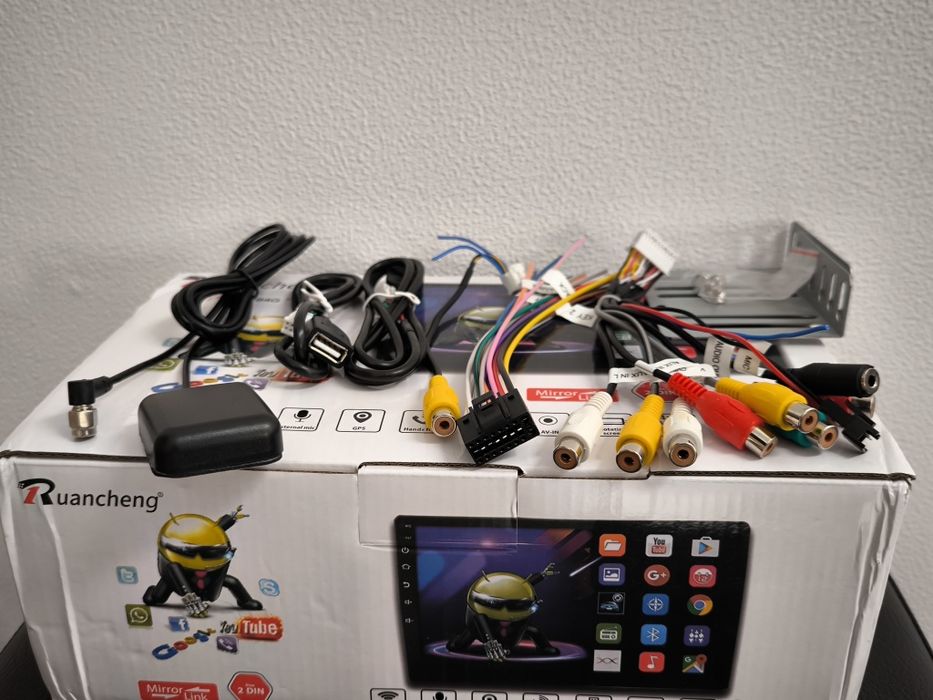 Магнитола 9" дюймов 4/64Гб с Карплей и Андроид Авто