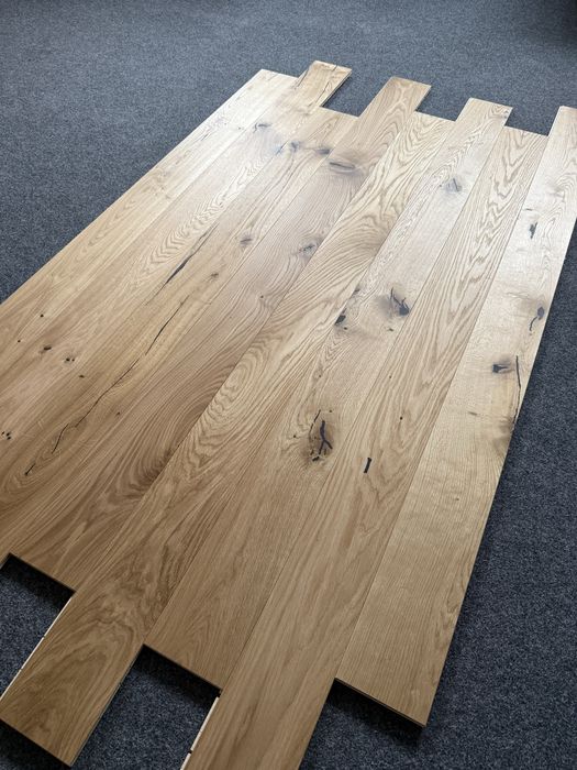 Deska Drewniana Dąb Rustic SCH 15x150x2000mm,4faza, OLEJ UVx2, od ręki 1000m2