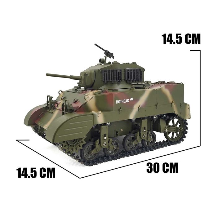 Tanque M5A1 STUART 1/16 RC