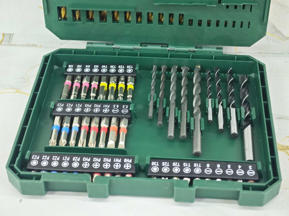 Zestaw różności PARKSIDE - wiertła, gwintowniki, bity, śrubokręty NOWE