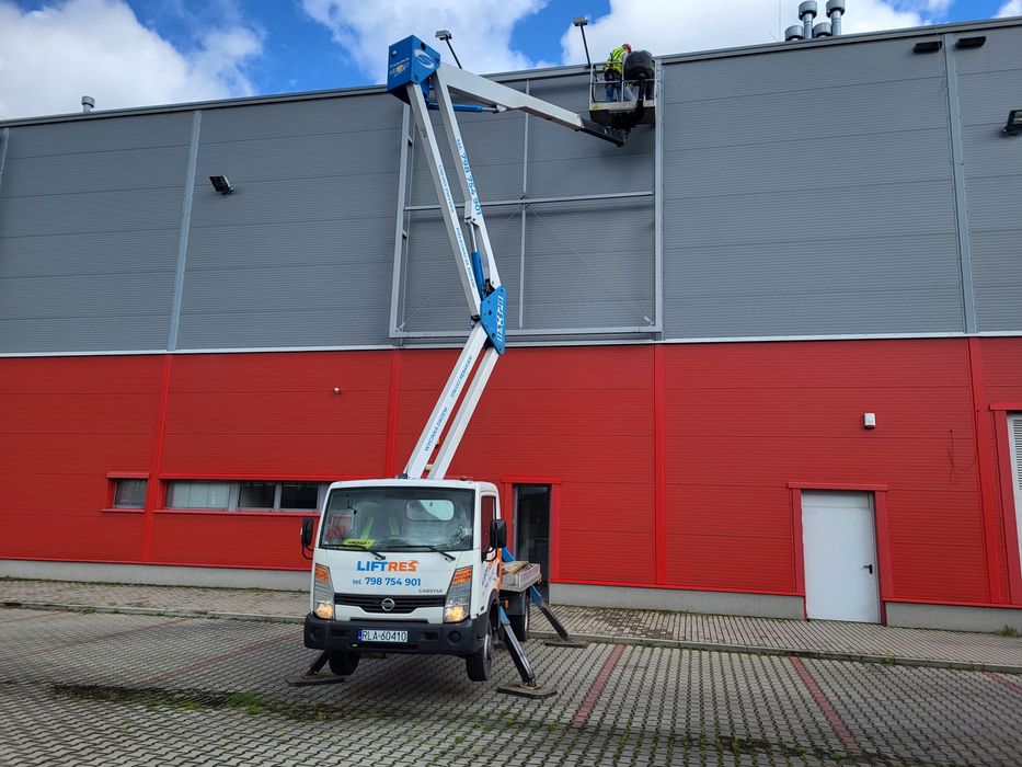 Zwyżka podnośnik koszowy 20m wynajem podnośnika - 7 dni/24 h