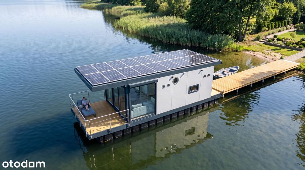 Nowy Całoroczny dom na wodzie 37,7 m² | Dostępny od ręki | HouseBoat
