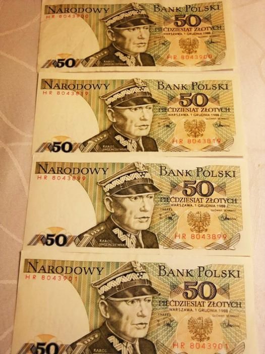 Banknot 50 zł z 1988 roku