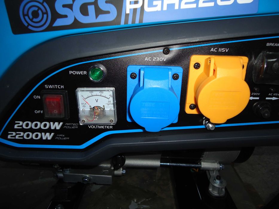 Генератор бензиновый SGS PGH2200, 2.2 кВт/2.8 KVA
