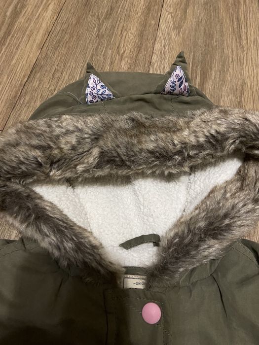 Тепла куртка на дівчинку 4-5 років