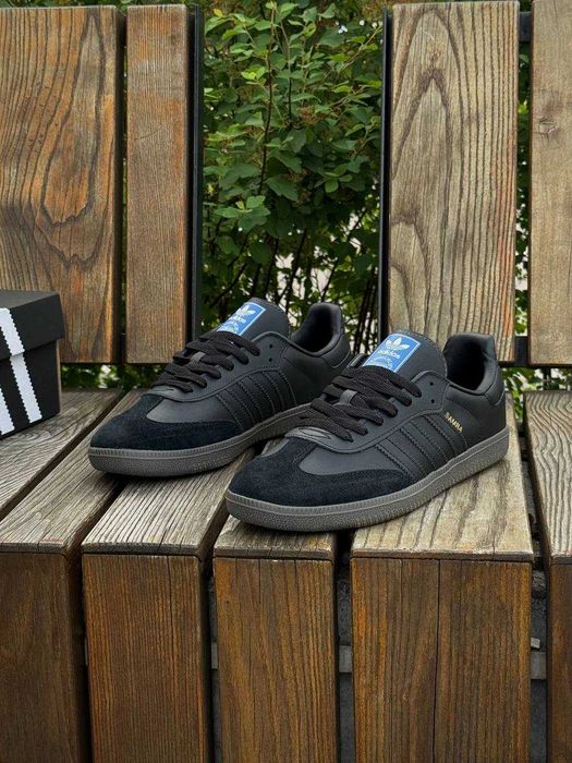 Кросівки Adidas Samba, чорні р41-45