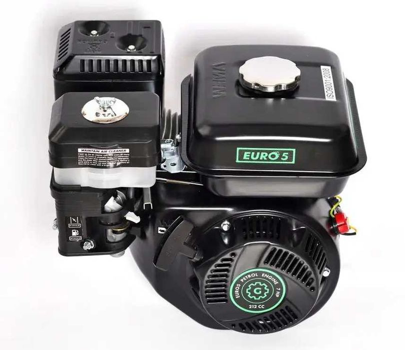 Двигун бензиновий Grunwelt GW170F-Q (шпонка, ВАЛ 20 мм, 7 л. с.)