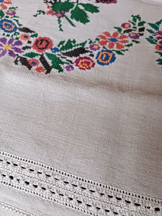 Вишите, лляне, старовинне покривало