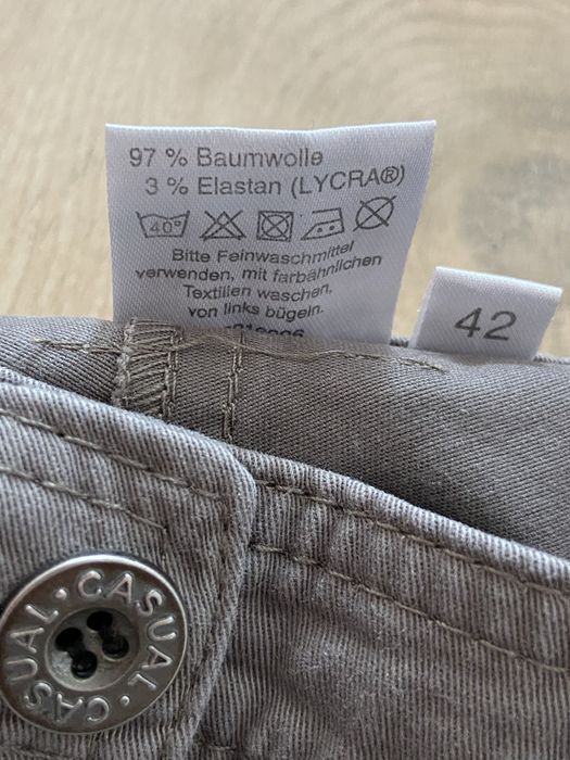 Blue motion 42 XL damskie bermudy spodenki jeansowe bermudy brązowe khaki Vintage