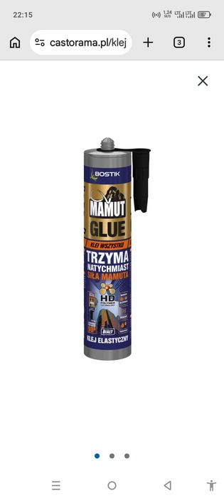 Kleje montażowe MAMUT