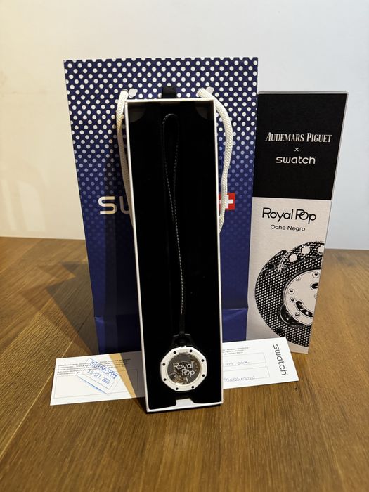 Relógio OCHO NEGRO – Audemars Piguet x Swatch (Coleção Royal Pop)