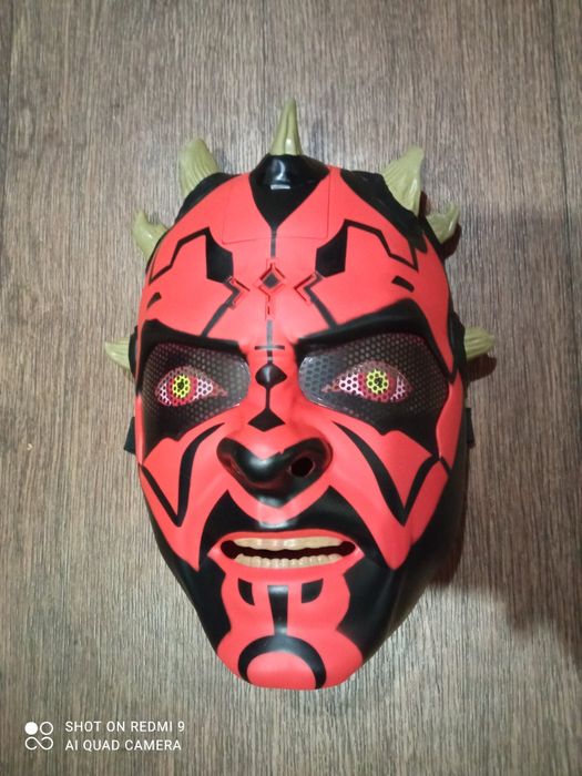 Маска(шлем), Дарт Мол, электронная, озвучена, Звездные войны, Hasbro