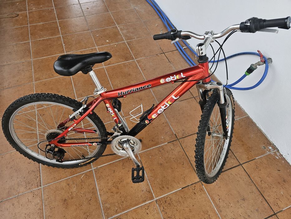 Bicicleta Etiel Aro 20'' com 21 mudanças.