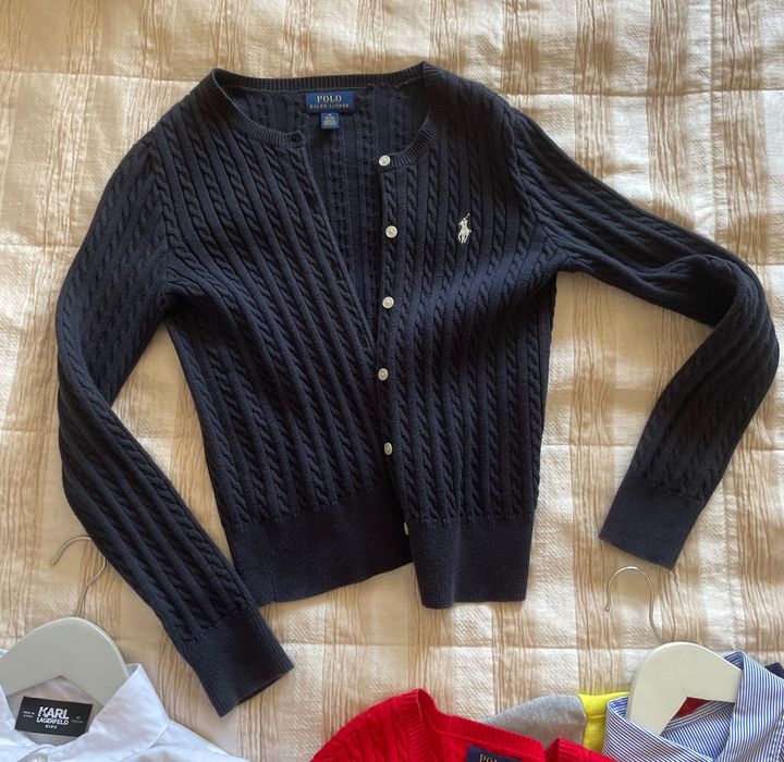 Casaco malha Ralph Lauren menina 8-10A