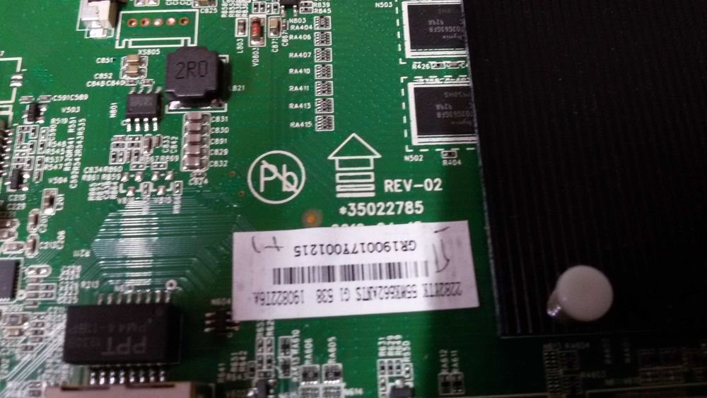 main board tv hyundai hy.tvs55uh 003. 35022.785 55mk66ants
