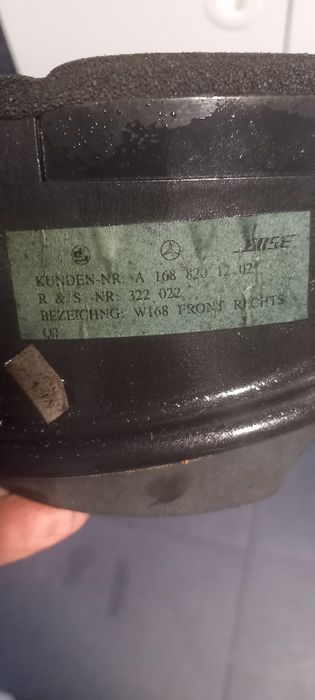 Bose-colunas e subwoofer w168