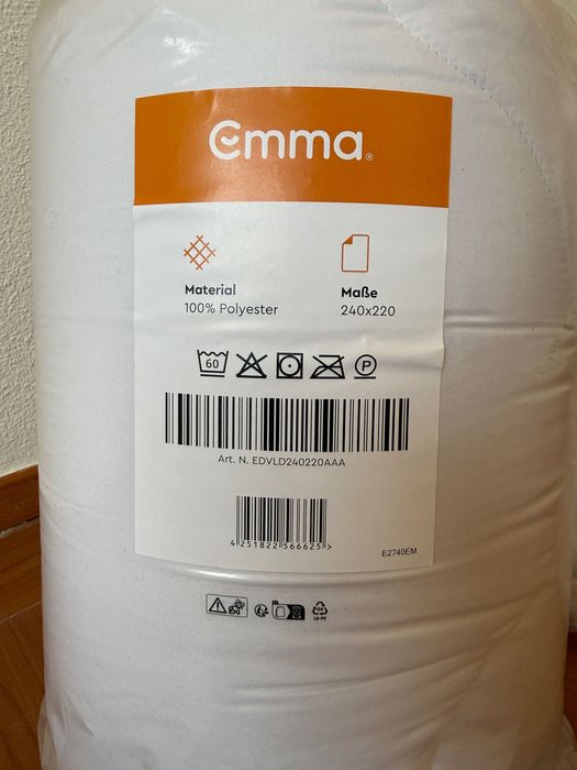 PACK Colchão EMMA Original Pro+ 160x200 NOVO + Edredon 4 Estações NOVO