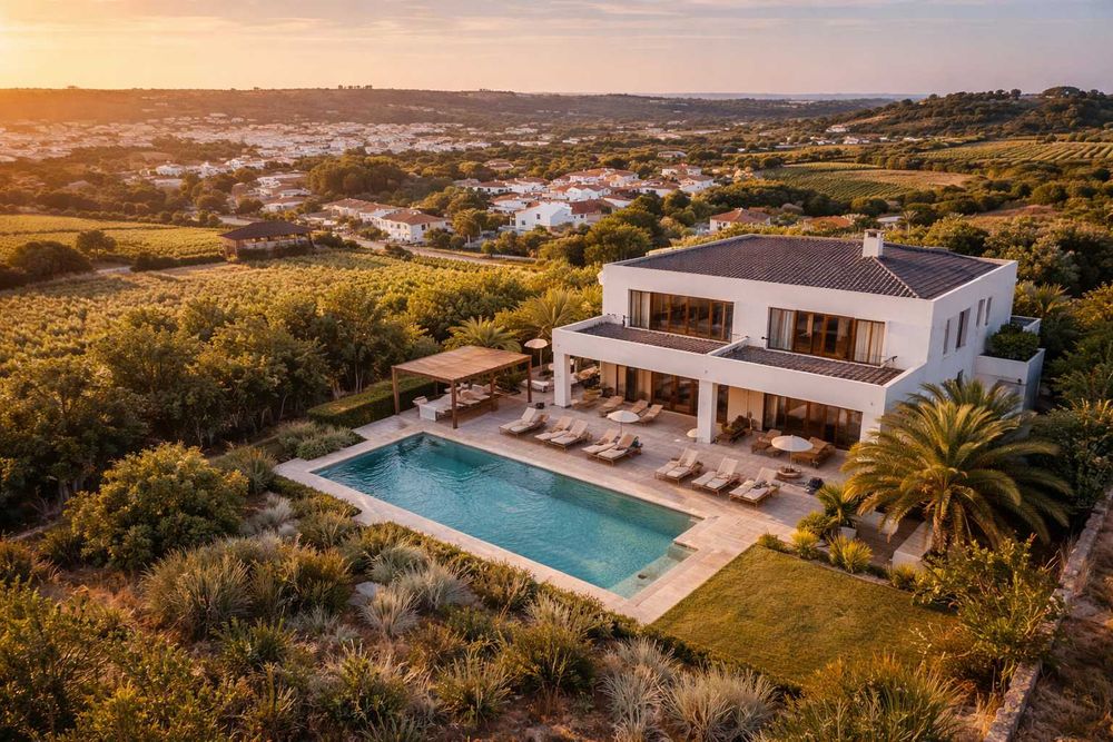 Vídeo e fotografia drone para Airbnb e alojamento local