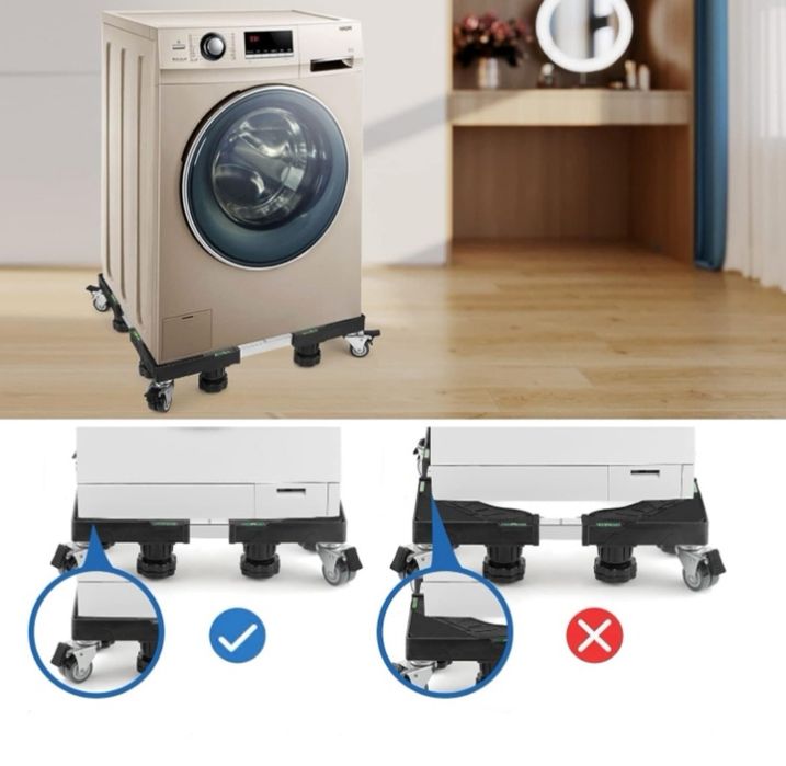 Stojak Podkładka Pod Pralkę lodówkę na  Kółkach do  300KG