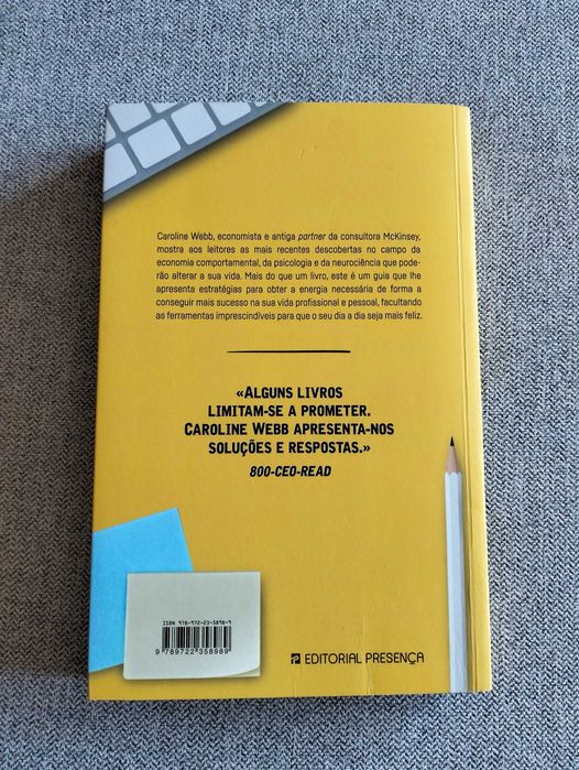 Livro "Tenha um bom dia" de Caroline Webb
